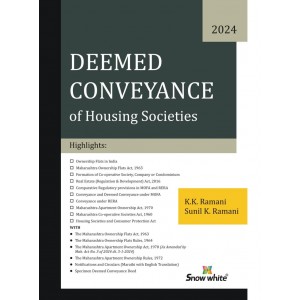 Snow White Publication's Deemed Conveyance of Housing Societies by K. K. Ramani & Sunil K. Ramani
